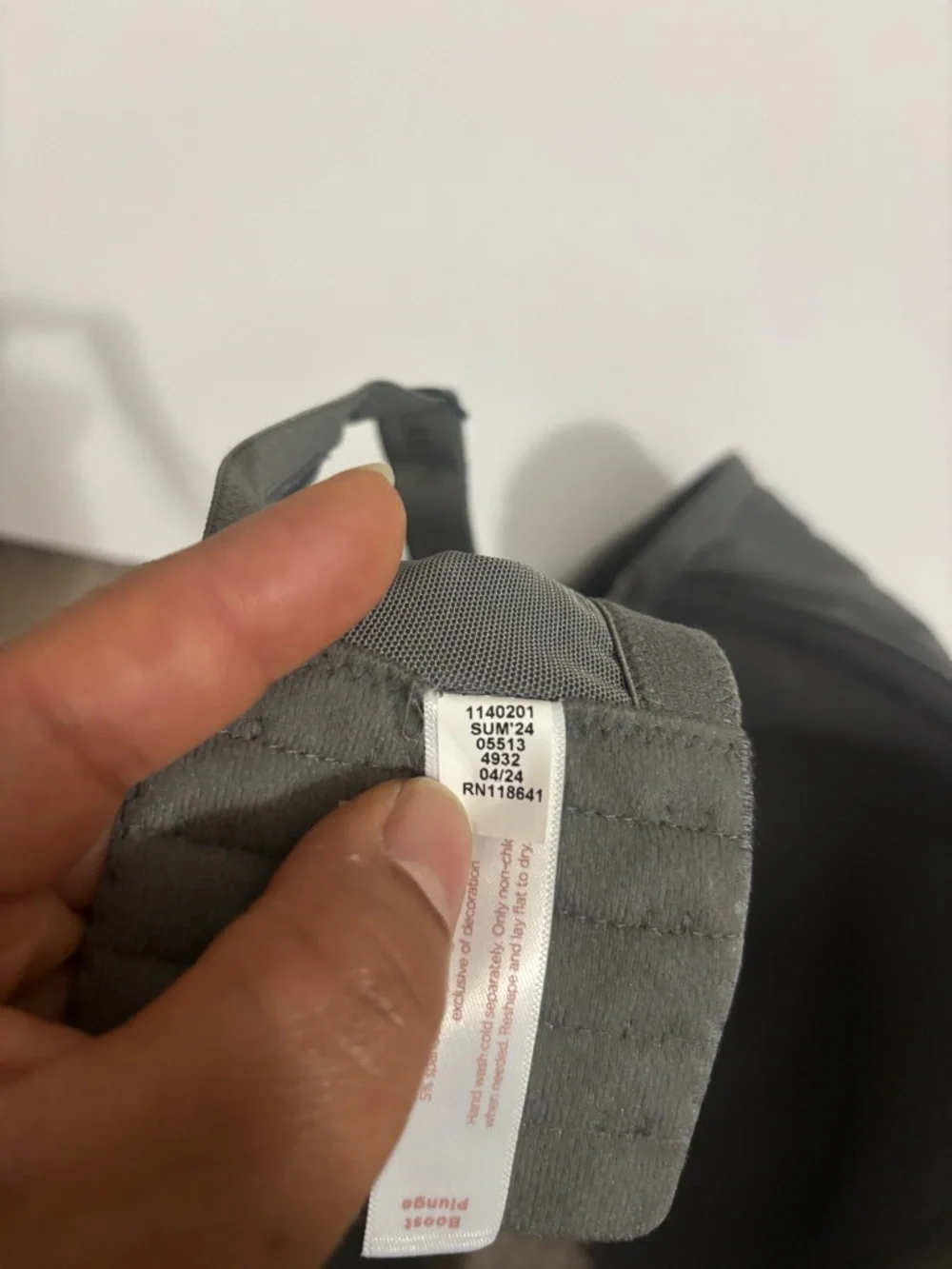Cacique Collection T-Shirt Bra Boost Plunge Gray Size 42DDD